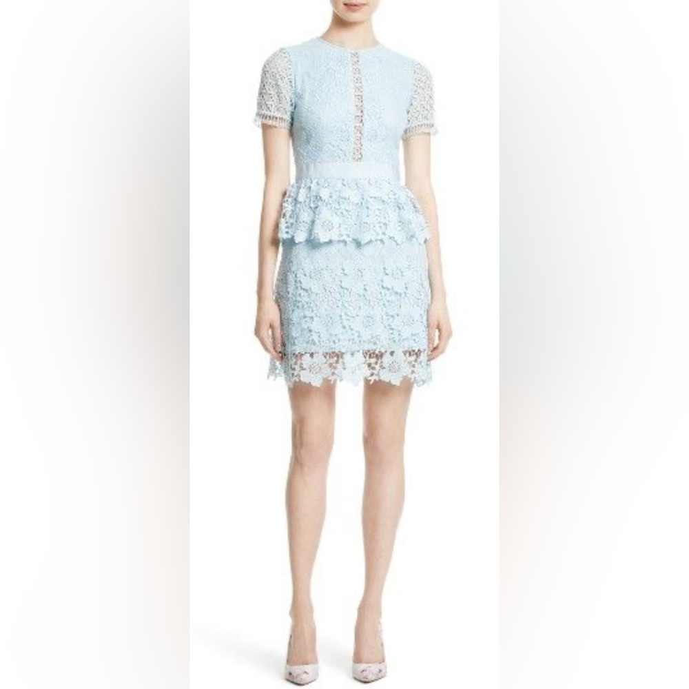 Ted Baker Sky Blue Lace Dress